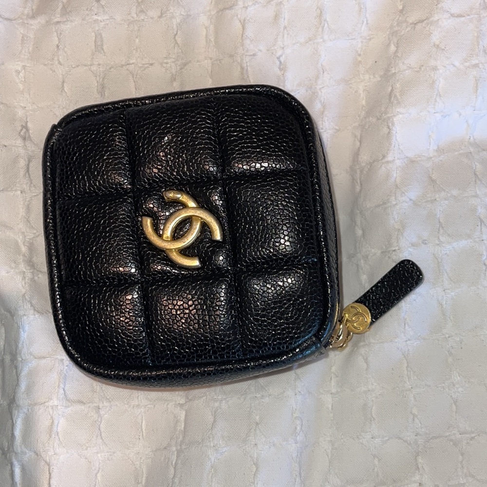 Black Chanel belt bag